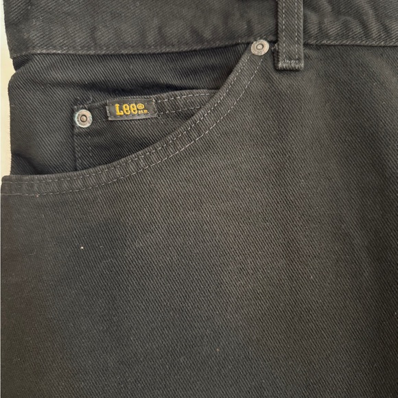 Lee Black Denim Jeans - Picture 2 of 6